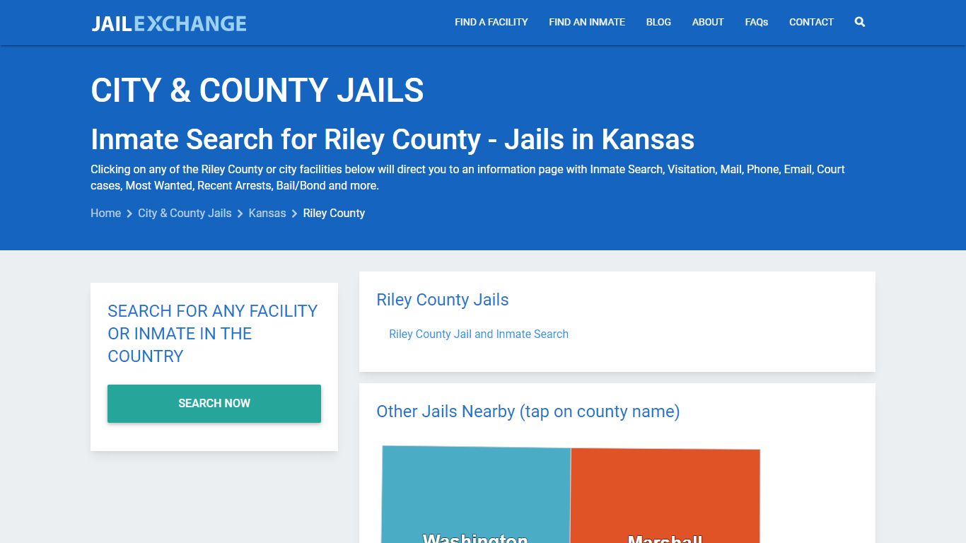 Inmate Search for Riley County | Jails in Kansas - Jail Exchange